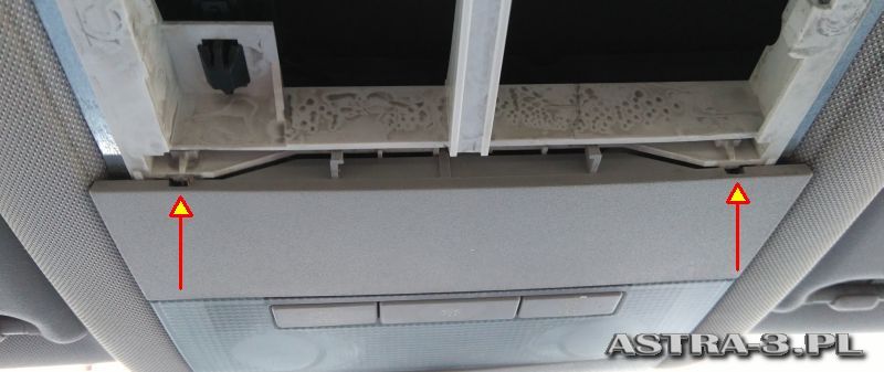 lampa sufitowa astra h zaślepka środek